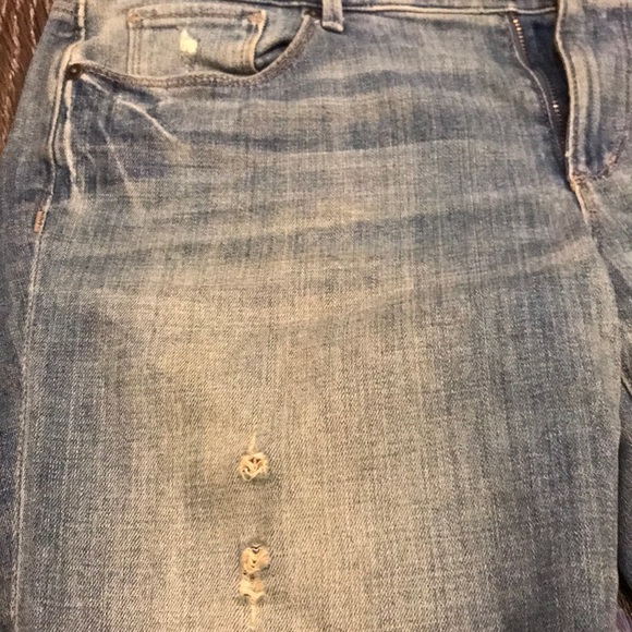 Ann Taylor Loft Boyfriend Cuffed Jeans 28/6 - Picture 4 of 6